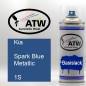 Preview: Kia, Spark Blue Metallic, 1S: 400ml Sprühdose, von ATW Autoteile West.